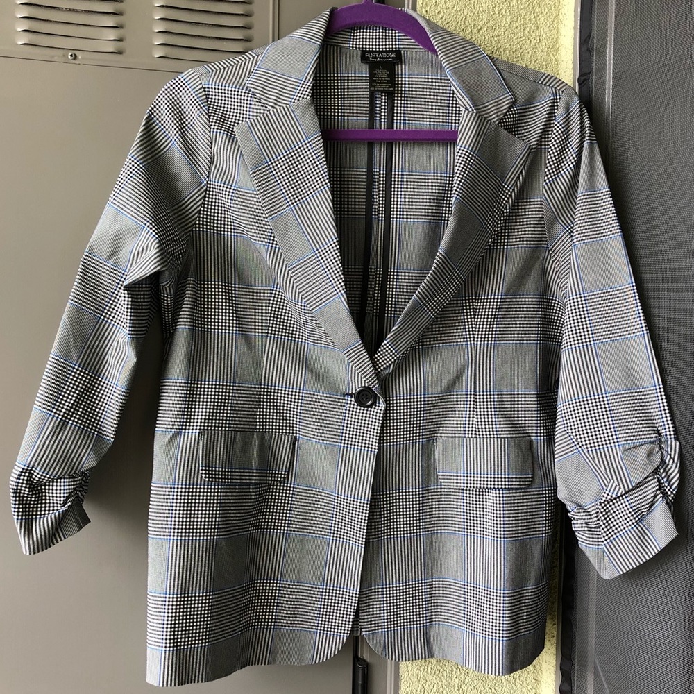 Plaid blazer